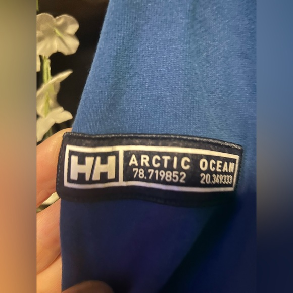 Helly Hansen NWT Men's Blue Jacket $150 organic sailing ocean - Picture 5 of 8